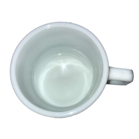 Vintage PYREX Corning Stackable Diner Coffee Mug Regency Brown White - Picture 6 of 10